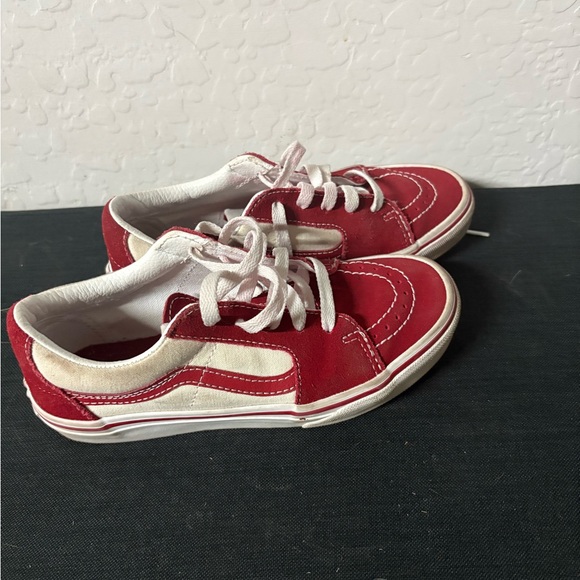 Vans Other - Vans Kids Red and White Sneakers